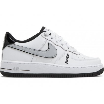 Nike Air Force 1 Low LV8 White Wolf Grey Black (GS)