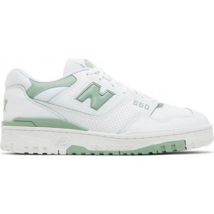 New Balance 550 White Mint Green 1