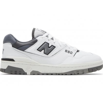 New Balance 550 White Grey Dark Grey 1