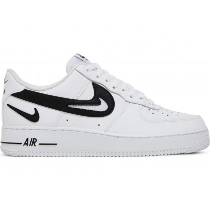 Nike Air Force 1 Low '07 FM Cut Out Swoosh White Black 1