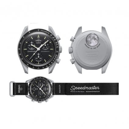 Swatch x Omega Bioceramic Moonswatch Mission to the Moon (Velikost řemínku 42mm)