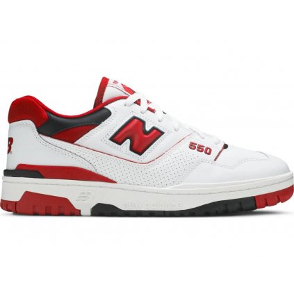 New Balance 550 White Red 1