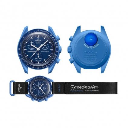 Swatch x Omega Bioceramic Moonswatch Mission to Neptune 2