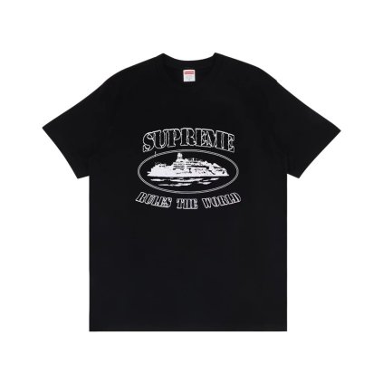 Supreme Corteiz Rules The World Tee Black 1
