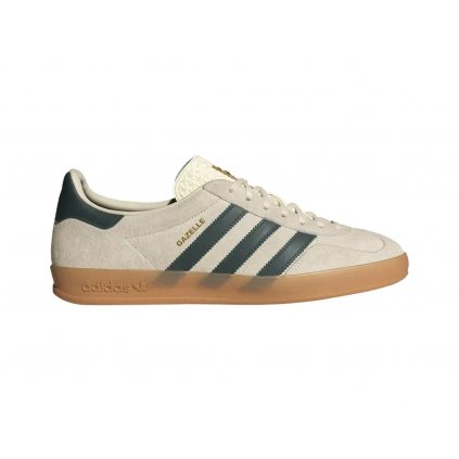 adidas Gazelle Indoor Cream White Collegiate Green Gum 1