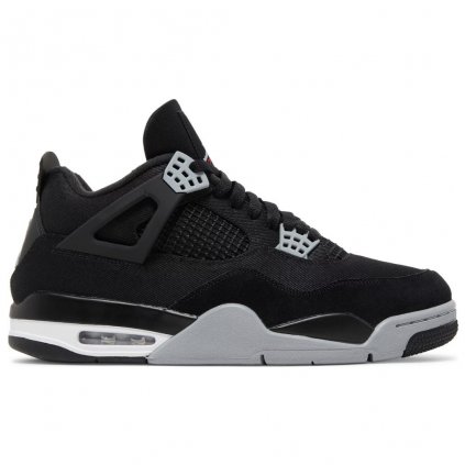 Jordan 4 Retro SE Black Canvas 1