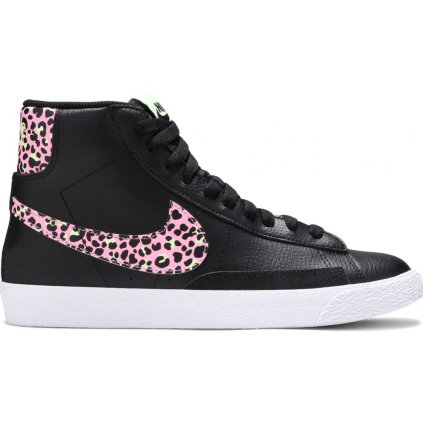 Nike Blazer Mid Black Pink Cheetah (GS) 1