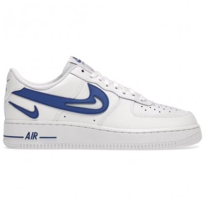 Nike Air Force 1 Low '07 FM Cut Out Swoosh White Game Royal