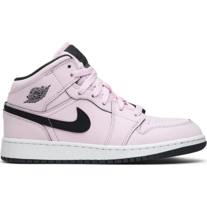 Jordan 1 Mid Arctic Pink Black (GS) 1