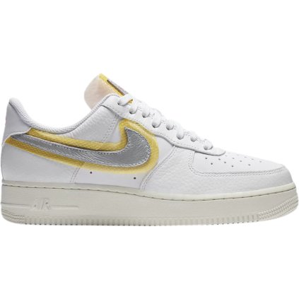 Nike Air Force 1 Low '07 LX White Metallic Silver Gold (W) 1