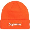 Supreme New Era Box Logo Beanie (FW24) Dark Orange 1