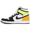 Jordan 1 Retro High White Black Volt University Gold 3