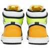 Jordan 1 Retro High White Black Volt University Gold 4