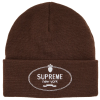 Supreme Crest Beanie Brown 1