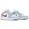 Jordan 1 Low Blue Whisper Dune Red (W) 2