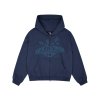 Broken Planet Zip Up Hoodie Deep Navy