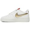 Nike Air Force 1 LV8 Double Swoosh Silver Gold (GS) 3