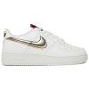 Nike Air Force 1 LV8 Double Swoosh Silver Gold (GS) 1