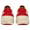 Jordan 2 Retro Low SP Off White White Red 4