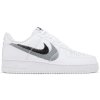 Nike Air Force 1 Low '07 Spray Paint Swoosh White Black Grey 1