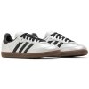 adidas Samba OG Silver Metallic Black Gum (W) 3