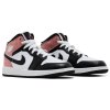 Jordan 1 Mid White Rust Pink Black (GS) 2