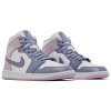 Jordan 1 Mid Indigo Haze Doll White (Women's) 2