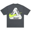 Palace x Nike Tri Swoosh T Shirt Charcoa 2