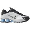 Nike Shox R4 Metallic Silver Black Psychic Blue 1