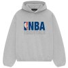 Fear of God Essentials x NBA Hoodie Light Heather 1