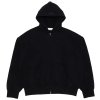 Fear of God Essentials Classic Full Zip Up Hoodie Jet Black 1