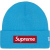 Supreme New Era Box Logo Beanie (FW25) Cyan 1