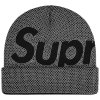 Supreme Studded Knockout Big Logo Beanie Black 1