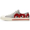 Converse Jack Purcell Comme des Garcons PLAY Grey Red 3