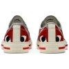 Converse Jack Purcell Comme des Garcons PLAY Grey Red 4