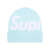 Supreme Big Logo Beanie (FW25) Light Blue
