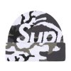 Supreme Camo Big Logo Beanie Snow Camo