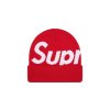 Supreme Big Logo Beanie (FW25) Red