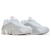 Nike Shox R4 White Bright Crimson Metallic Silver 2