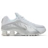 Nike Shox R4 White Bright Crimson Metallic Silver 1