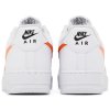 Nike Air Force 1 Low '07 Spray Paint Swoosh White Safety Orange 4