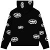 Corteiz x Denim Tears Island Wreath Zip Hoodie Black 2