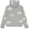 Corteiz x Denim Tears Island Wreath Zip Hoodie Heather Grey 2