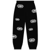 Corteiz x Denim Tears Island Wreath Sweatpant Black 1
