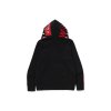 BAPE x adidas Shark Fleece Full Zip Hoodie Black 2