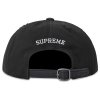 Supreme Distressed Script 6 Panel Black 2