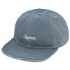Supreme Distressed Script 6 Panel Blue 1