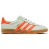 adidas Gazelle Indoor Linen Green Solar Orange (W) 1