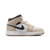 Jordan 1 Mid Summit White Off Noir Rattan 1