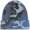 Supreme Overdyed Beanie (SS26) Blue Camo